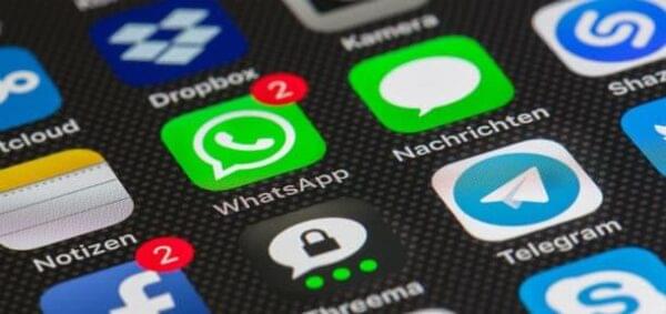 Apps op een telefoonscherm