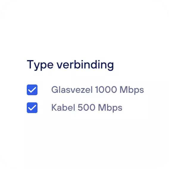 Type verbinding filter