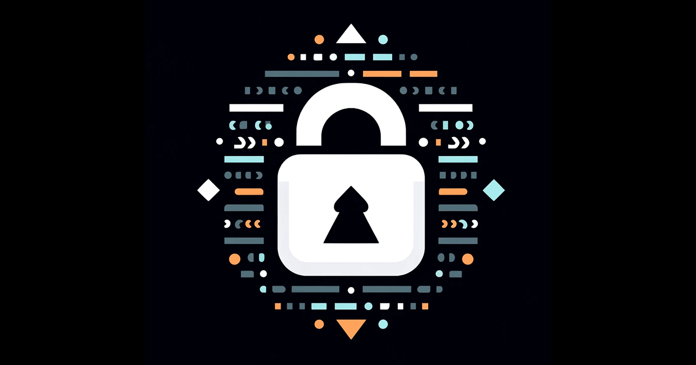 Slot met code op achtergrond