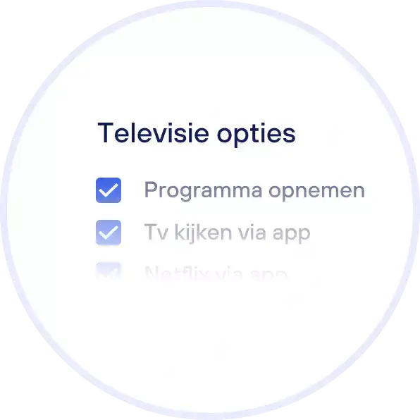 Televisie opties filter